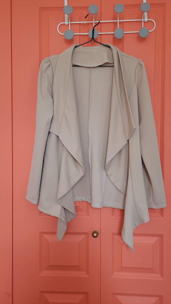 beige blazer