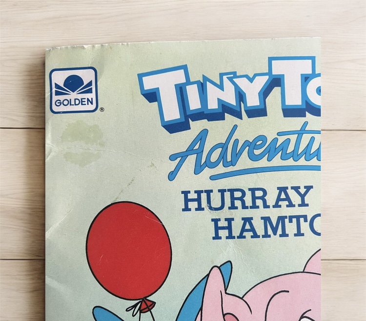 Vintage Tiny Toon Adventures Hurray For Hamton! Golden Book 90 image indicator(6)