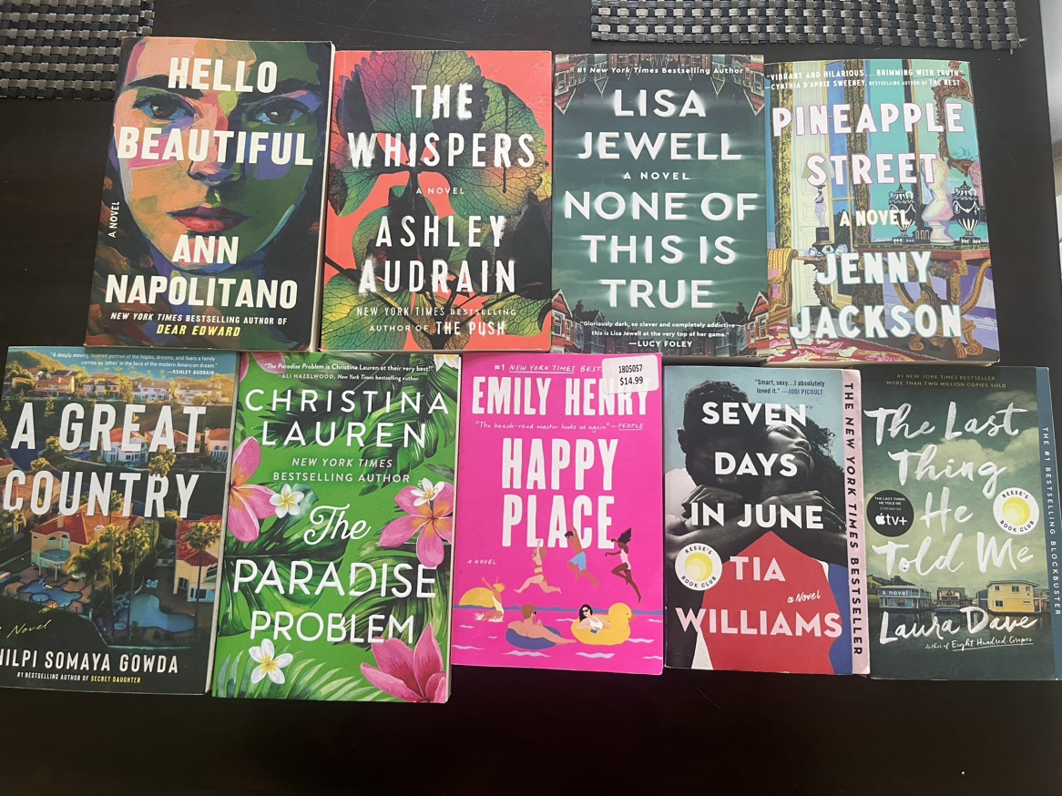 Various Fiction Books