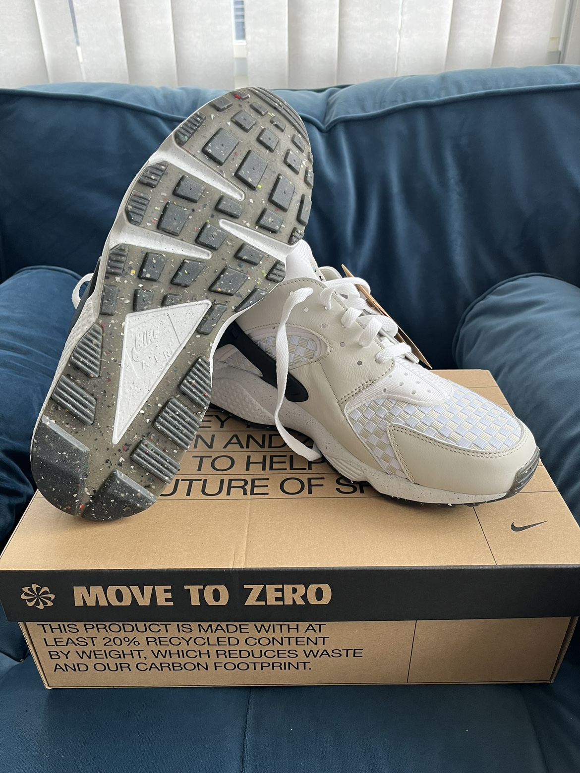 Air Huarache Crater Premium 'Light Bone' (US 11; fits smaller!) - photo 4