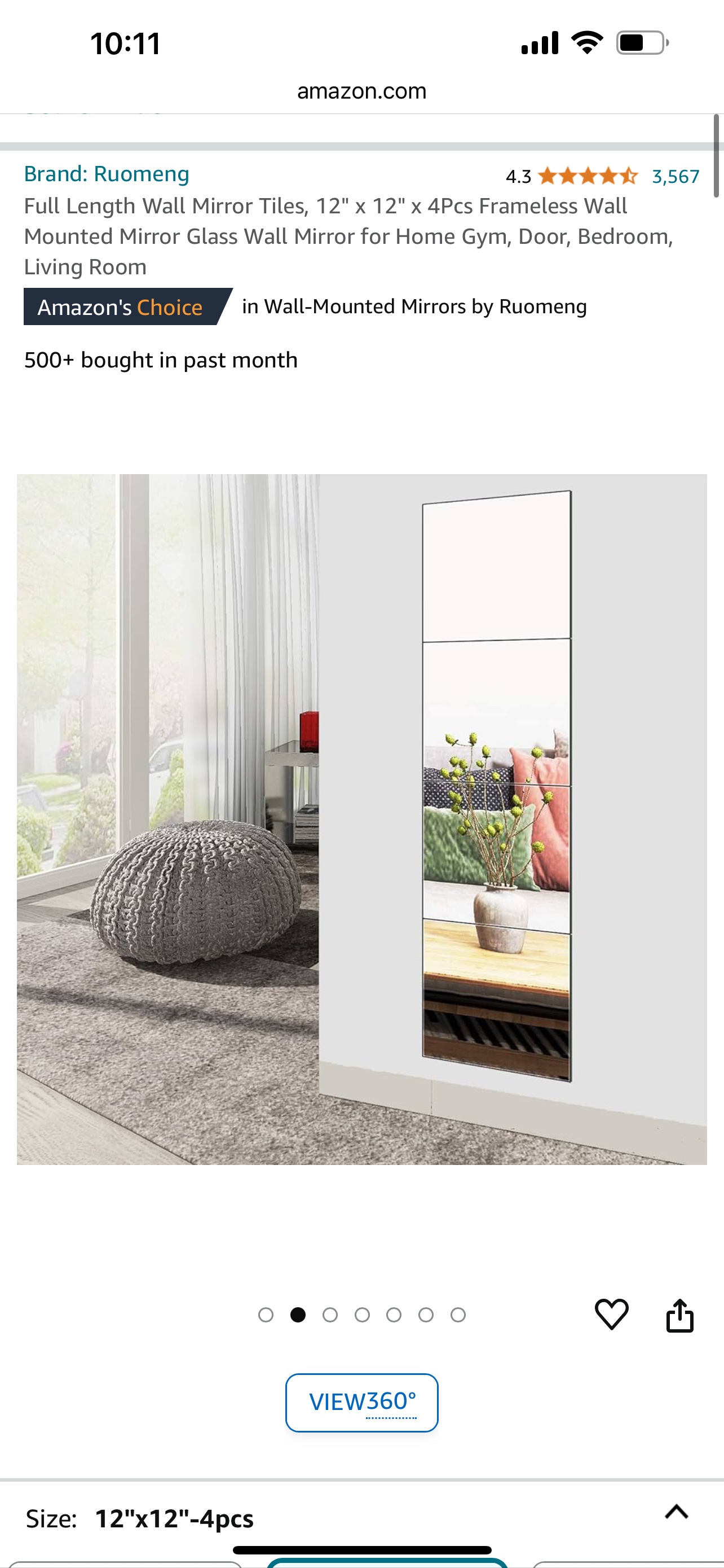 Full Length Wall Mirror Tiles - photo 2