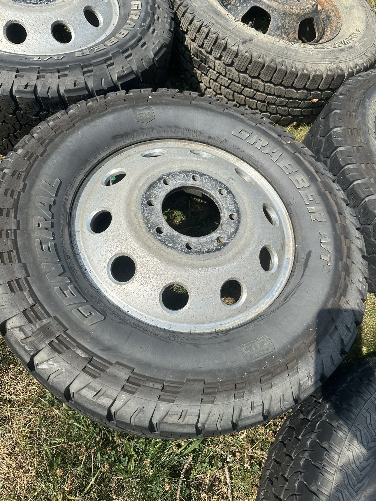 Set of 6 Rims and Tires