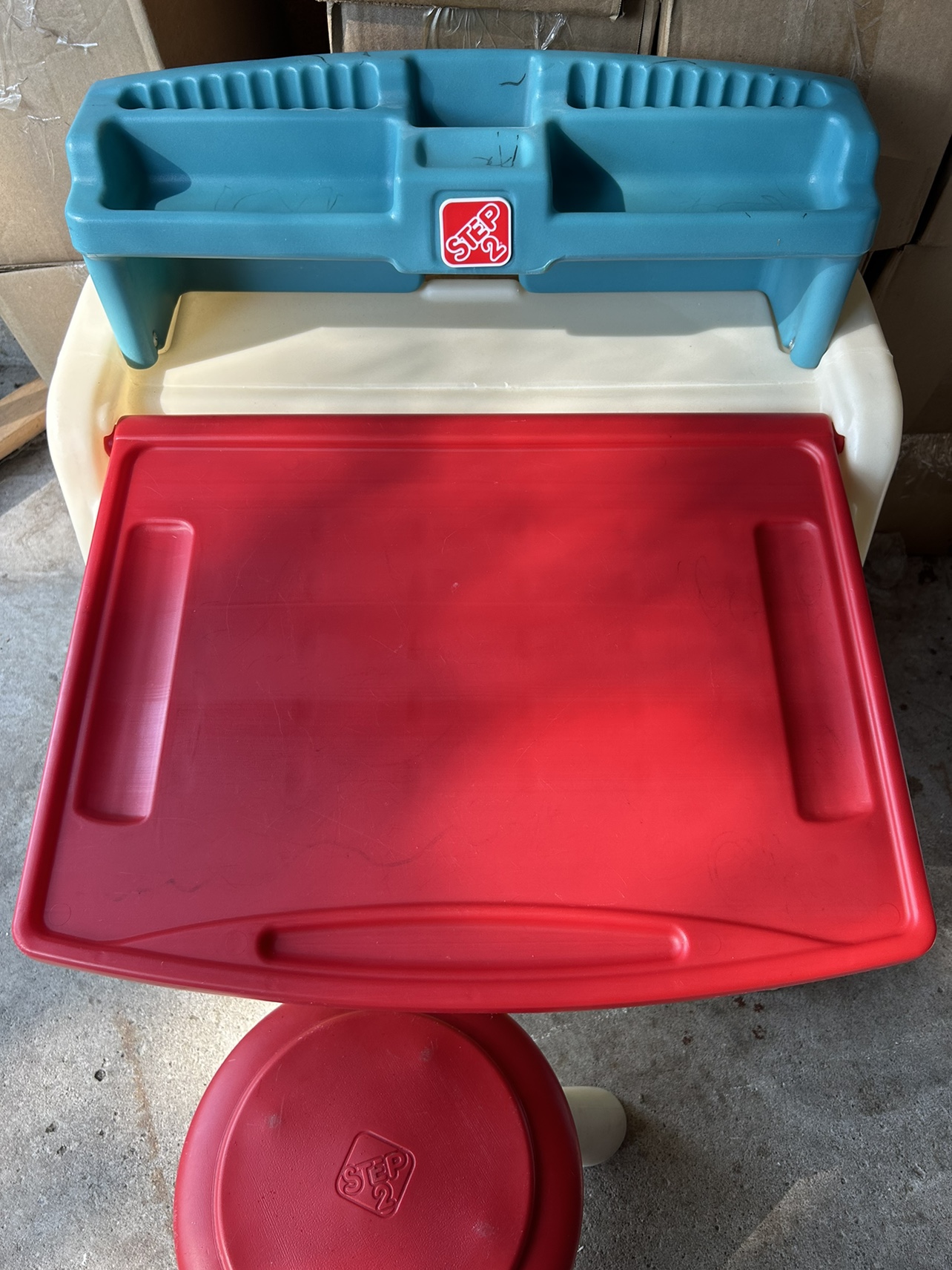 Step2 Kids Desk & Easel with Stool - photo 5