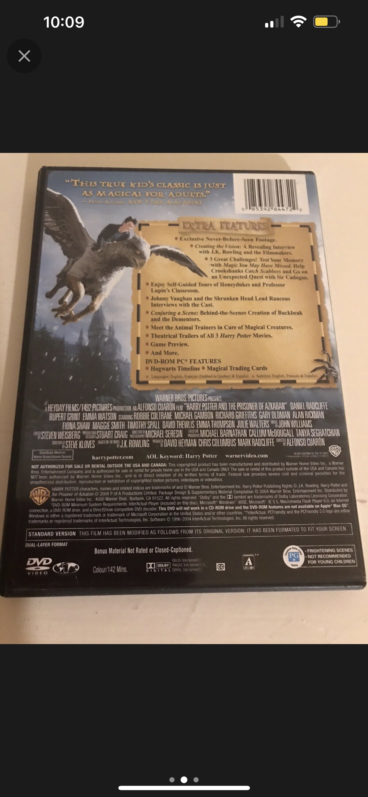 Harry Potter & the Prisoner of Azkaban DVD - deal for 2 discs! image indicator(2)