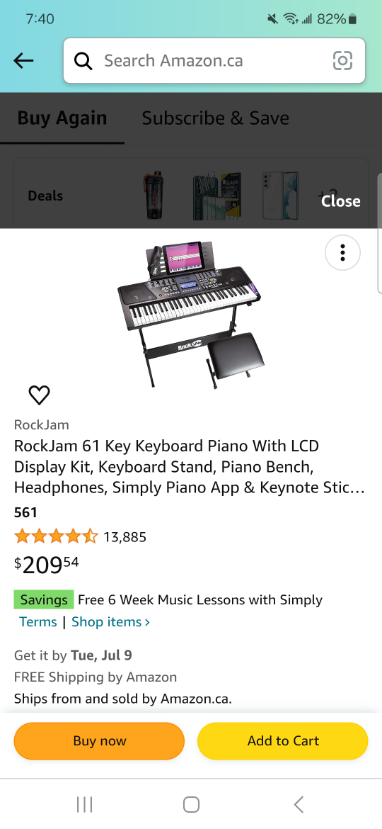 Keyboard piano