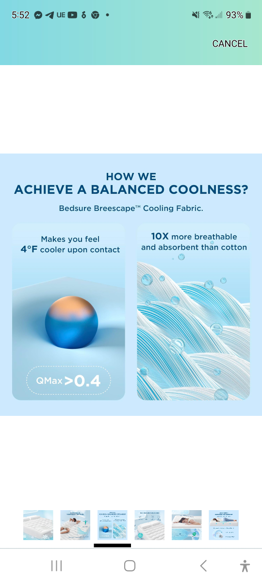 Brand new Cooling Mattress Pad Twin XL. - photo 3
