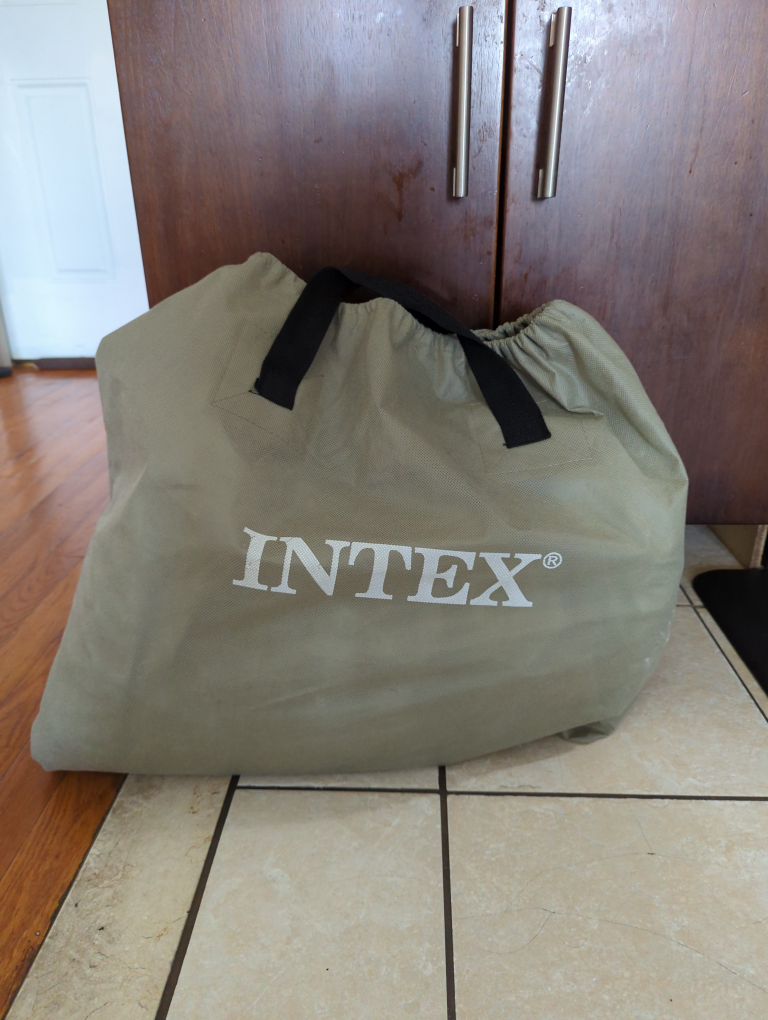Intex Inflatable 18" Queen Size Air Mattress thumbnail