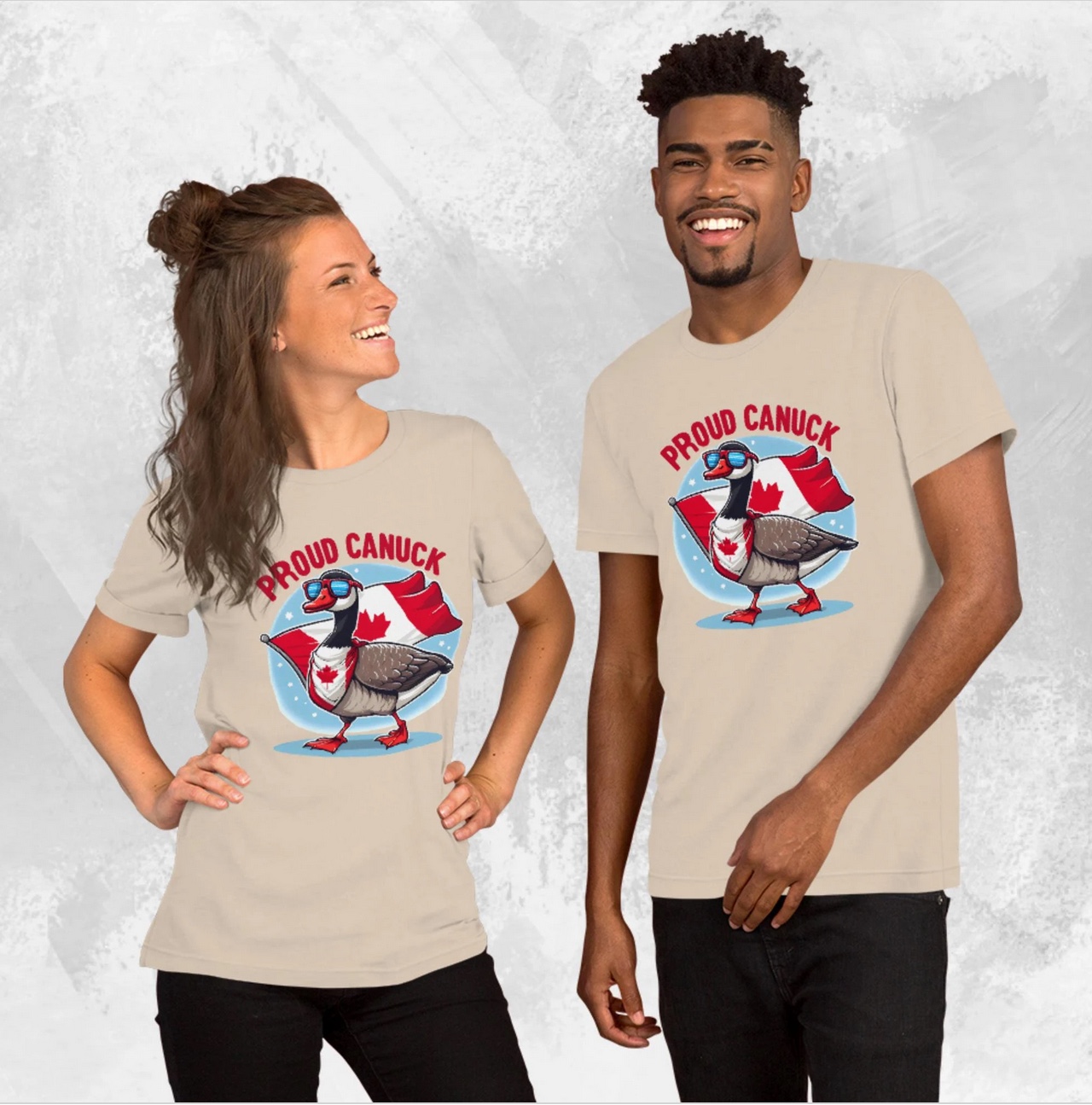 Proud Canuck Goose Funny Unisex t-shirt - photo 5