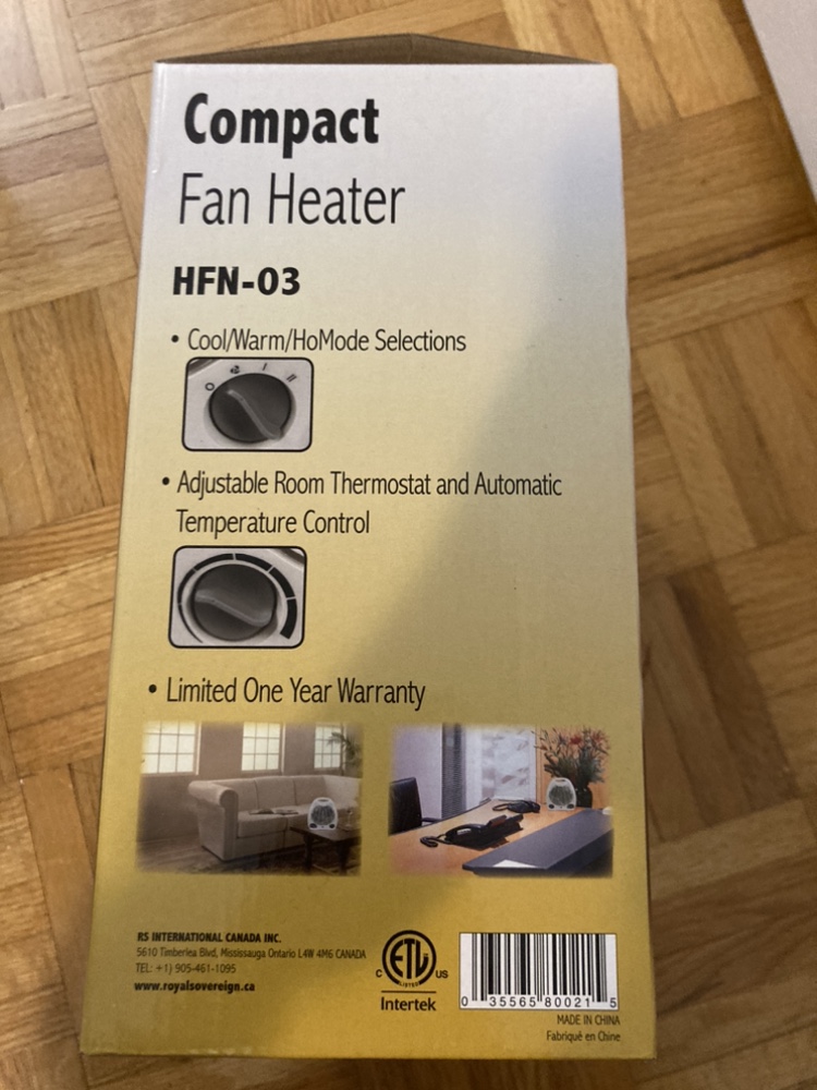 Great condition portable space heater image indicator(2)