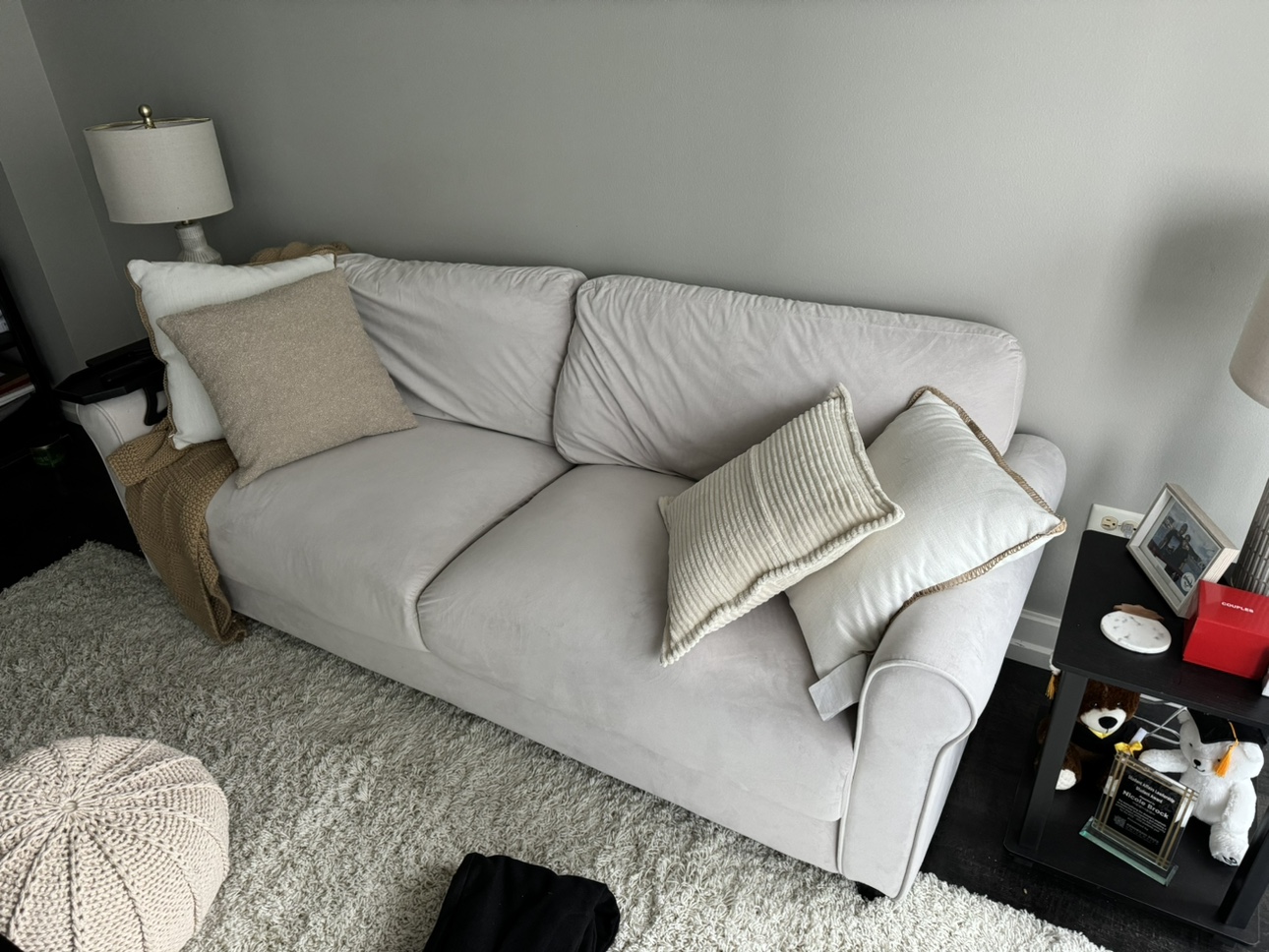 Wayfair Suede couch - photo 2