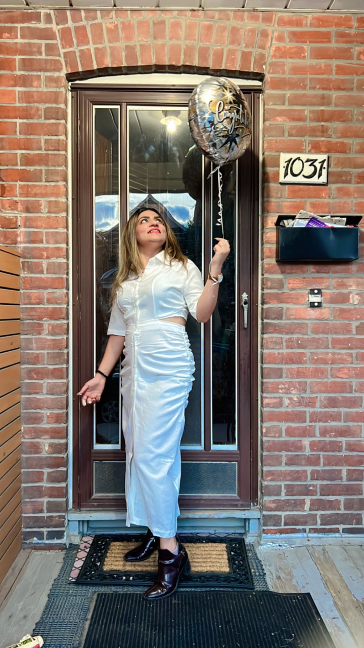 White Cutout Dress - photo 2