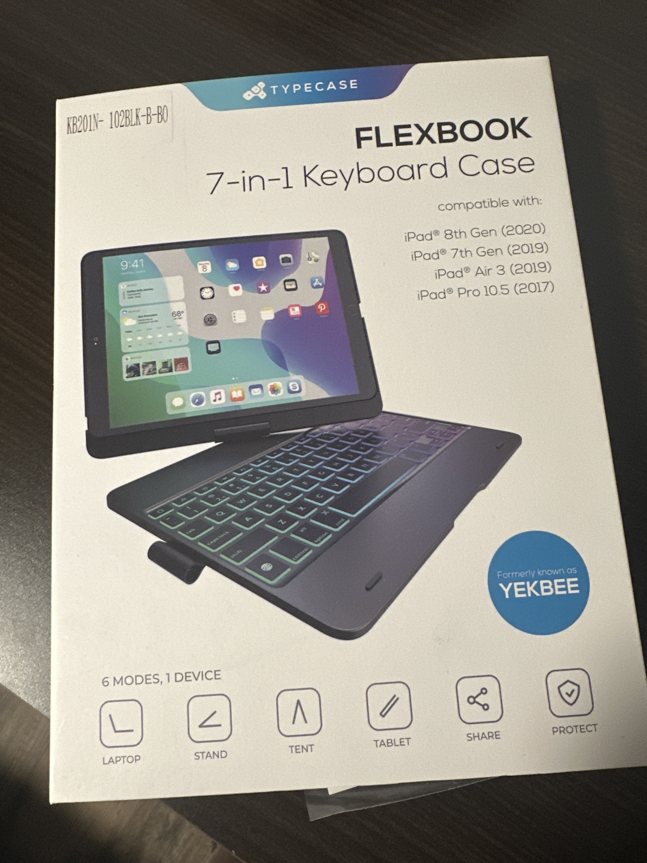 iPad case with keyboard