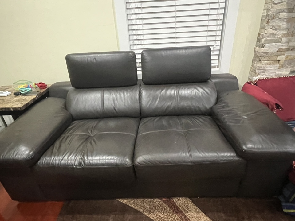 Leather sofa set - photo 2