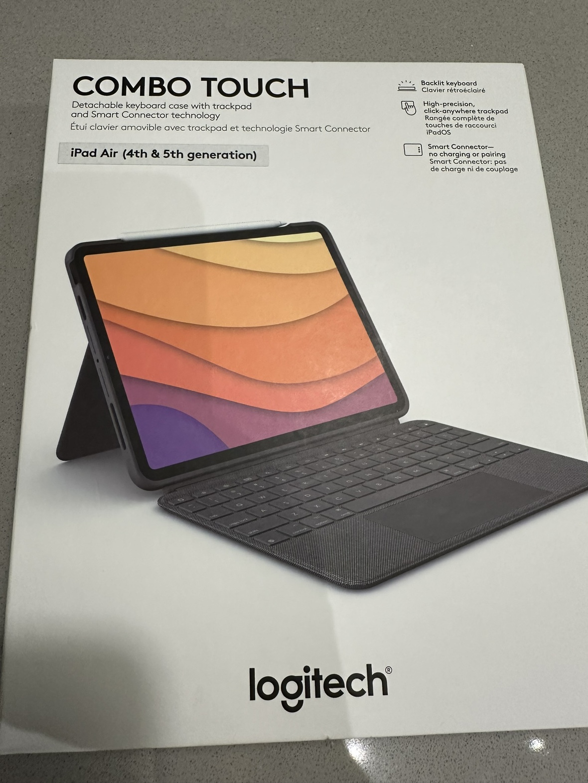Logitech Combo Touch Keyboard Case for iPad Air 4/5 (Gray)