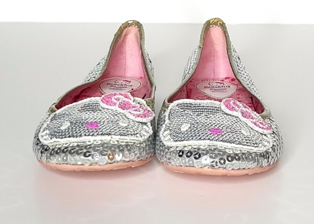 Hello Kitty Silver Sequinned Ballet Flats (minor flaws) image indicator(3)