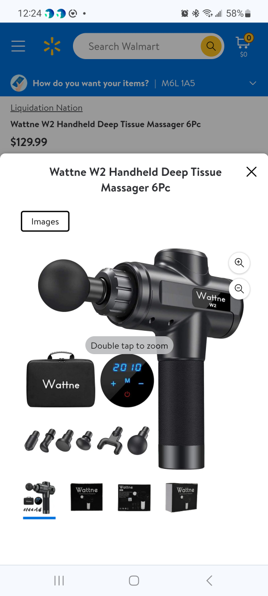 Brand New Massage Gun Wattne W2 thumbnail