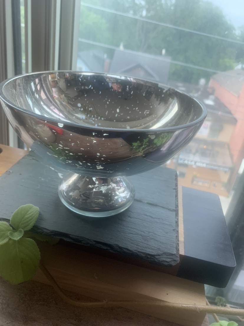 Mirror/glass candy decorative bowl #freecycle thumbnail