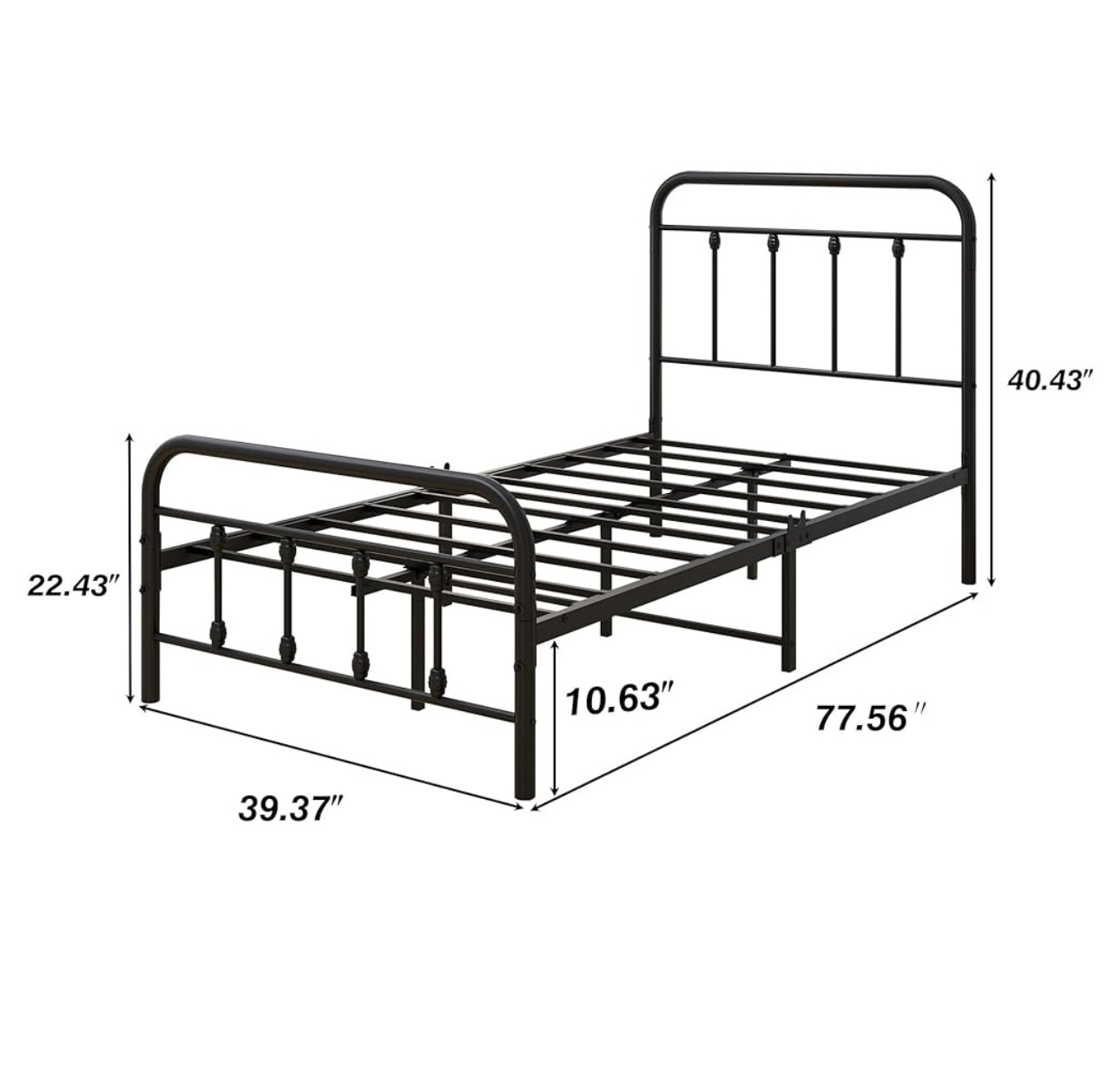 Single bed frame