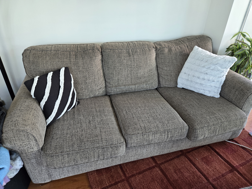 Comfy Grey Couch - photo 2