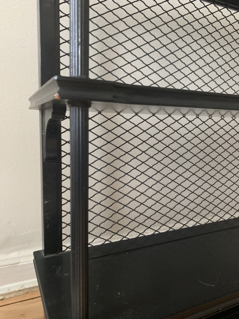 Vintage Neoclassical style hanging wall shelf - photo 2