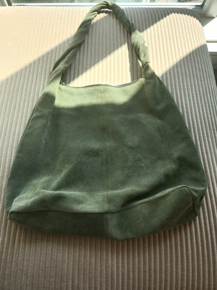 Suede shoulder bag - photo 2