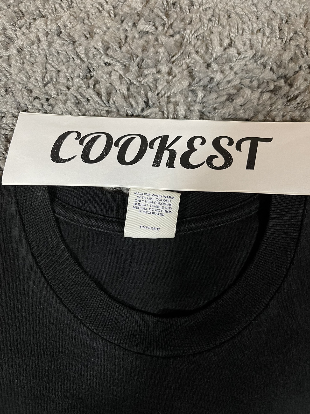 2017FW Supreme Crash Tee Black T-Shirt image indicator(8)