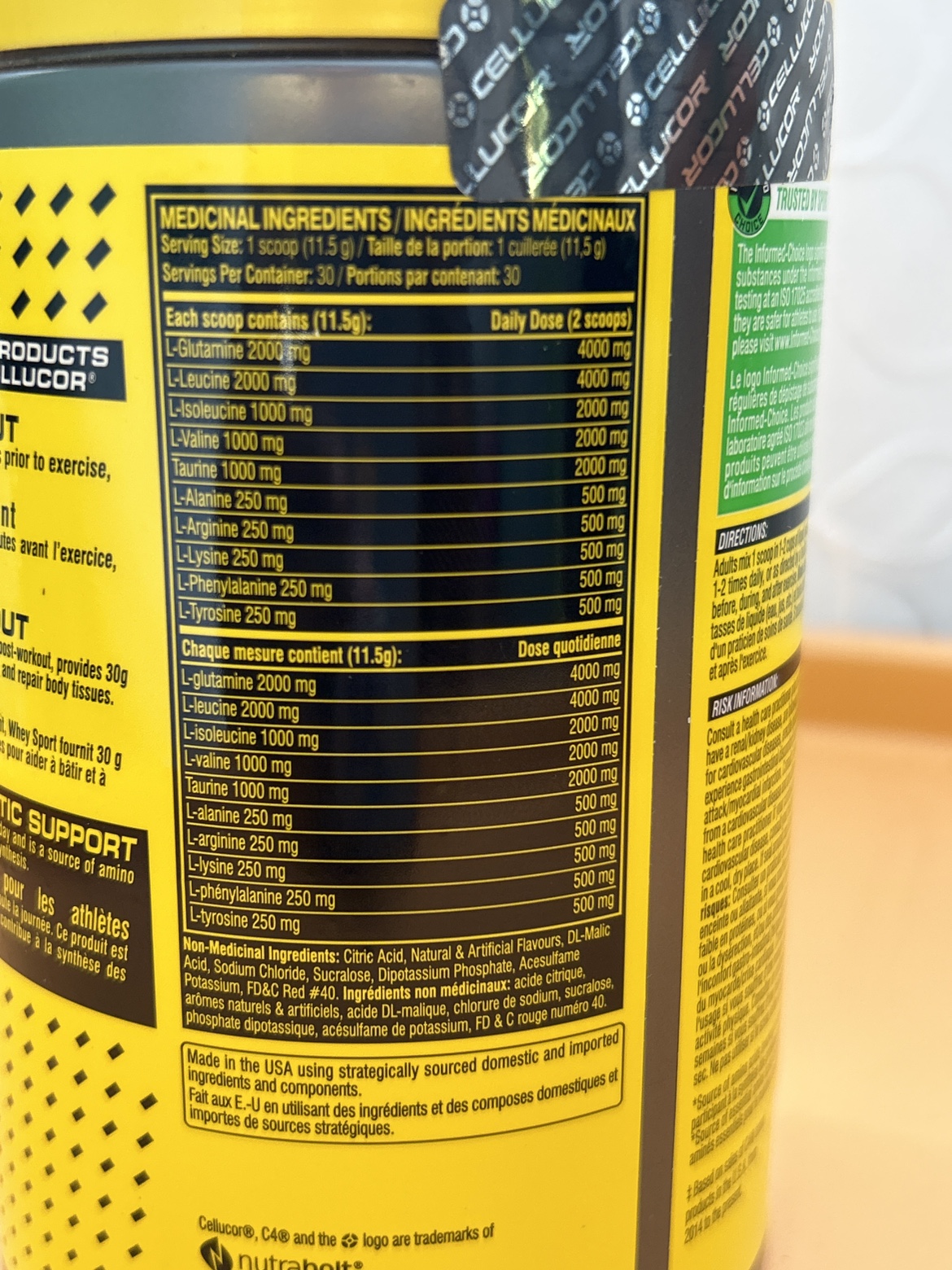 Workout supplement BCAA Sport - photo 2
