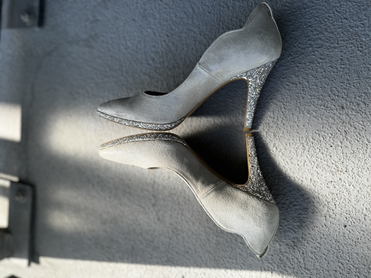 Genuine Leather sparkling high heel image indicator(3)