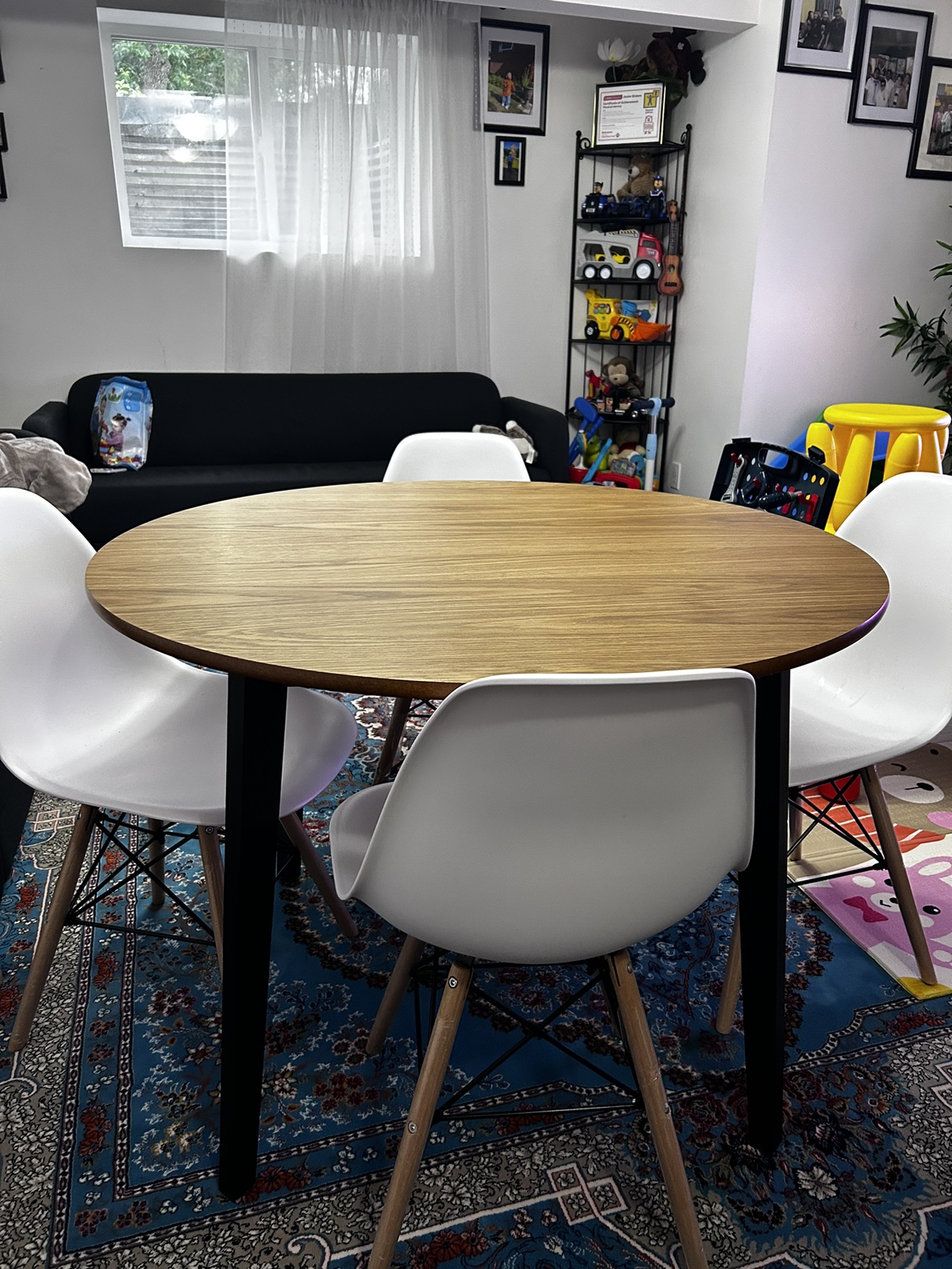 Dinning table with chair - photo 3