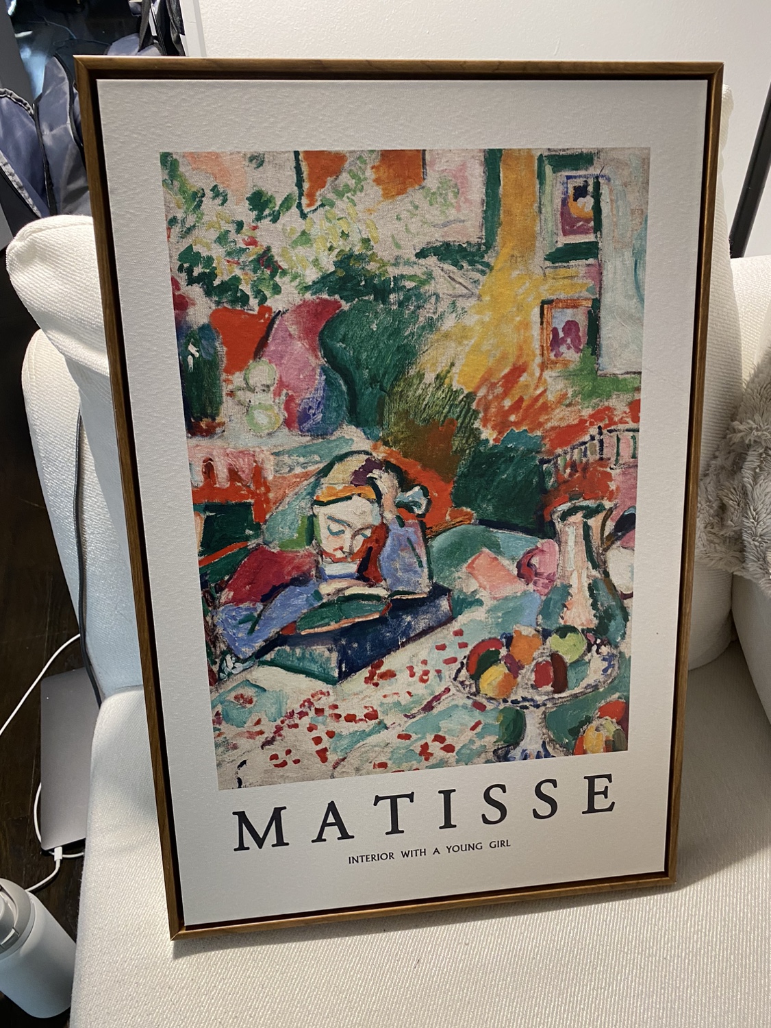 Matisse framed canvas wall art | $25 each or $70 for all 3 OBO