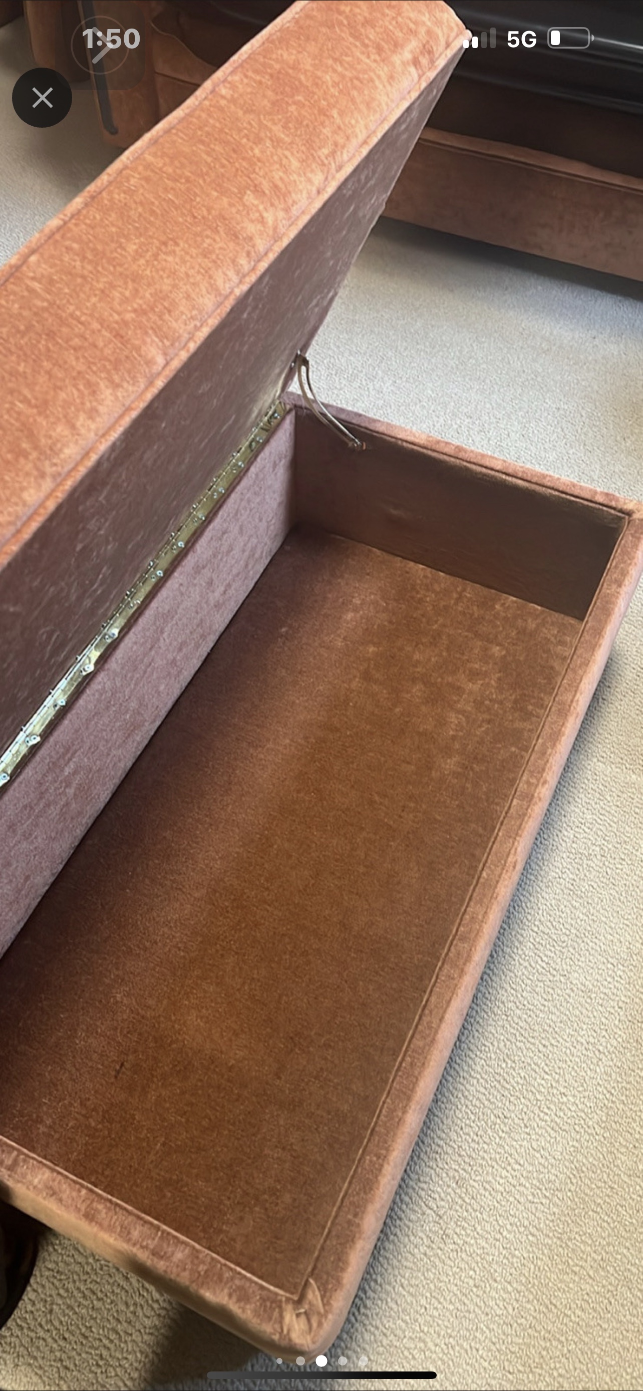 Sofa set - Pullout Sofa bed and Storage Ottoman - photo 5