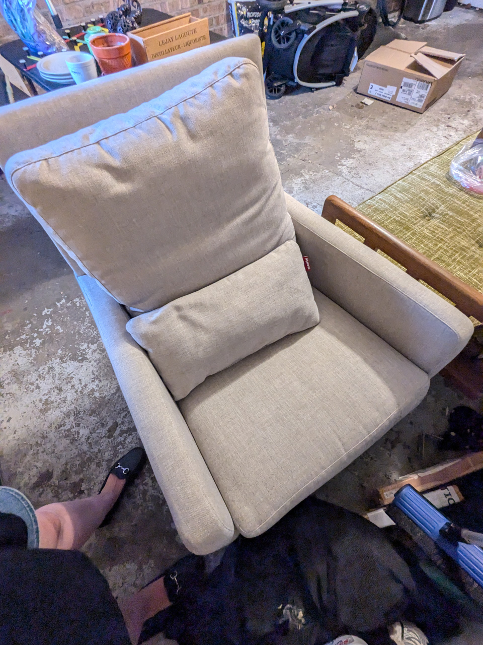 Monte Glider and Ottoman