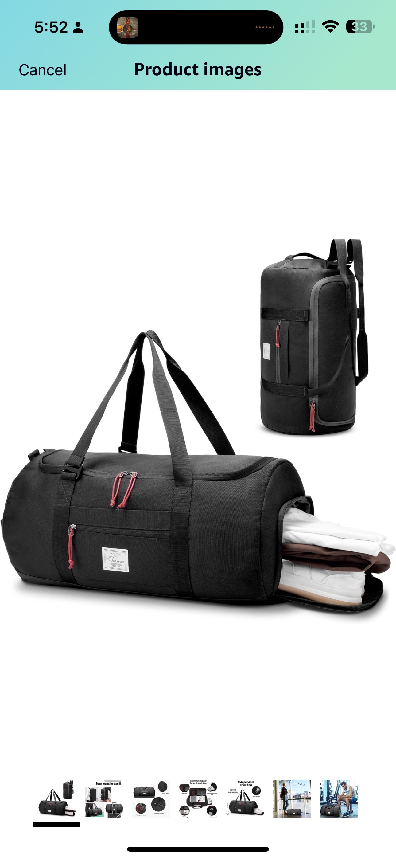 Travel Duffle Bag