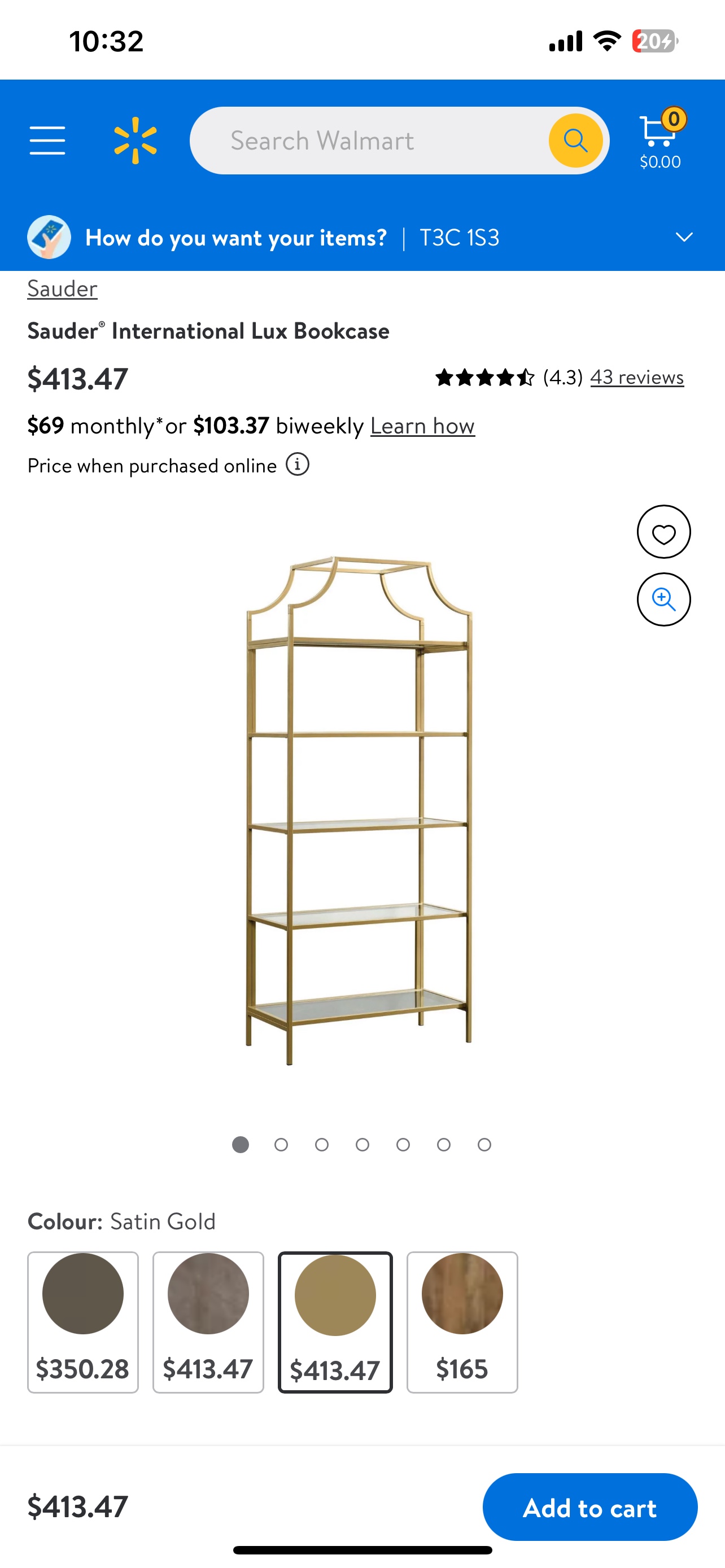 Gold Metal Bookshelf - photo 5