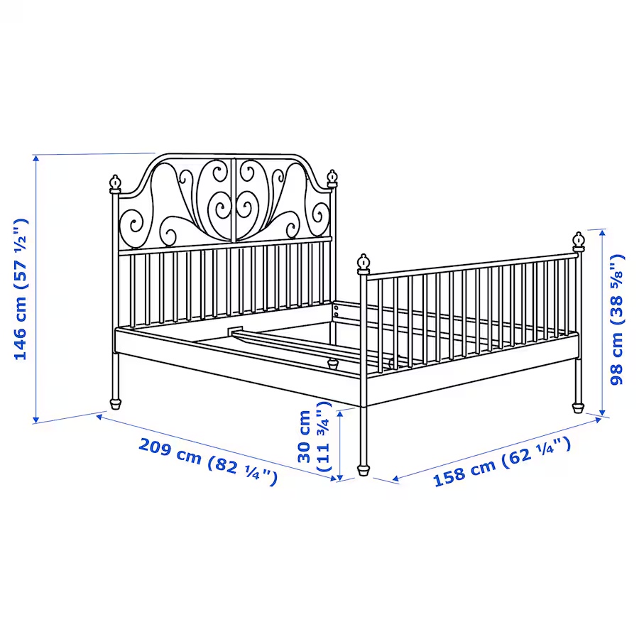 IKEA Leirvik King Size bed - photo 4