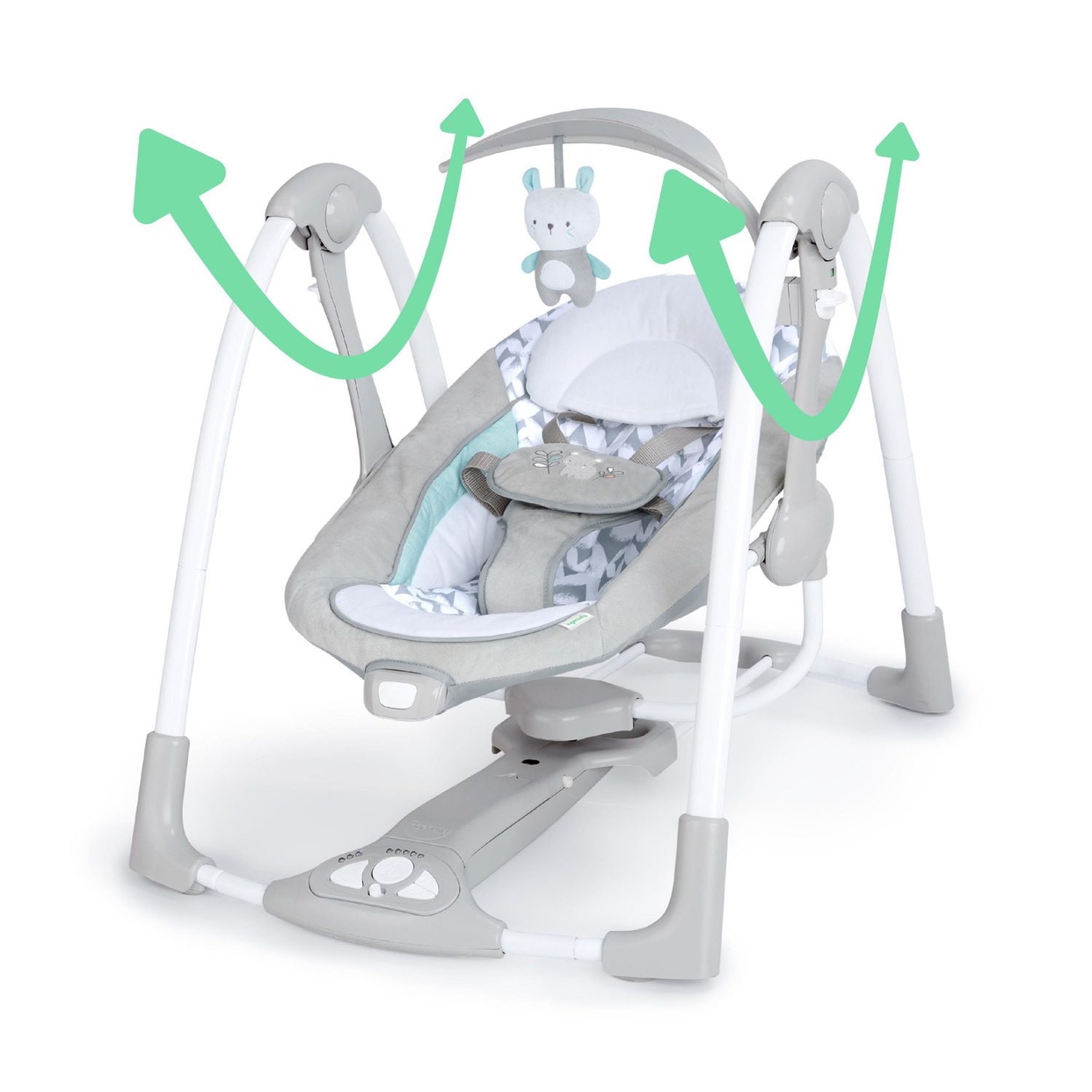 Brandnew Ingenuity ConvertMe Swing-2-Seat - Raylan, 0 - 9 months image indicator(4)