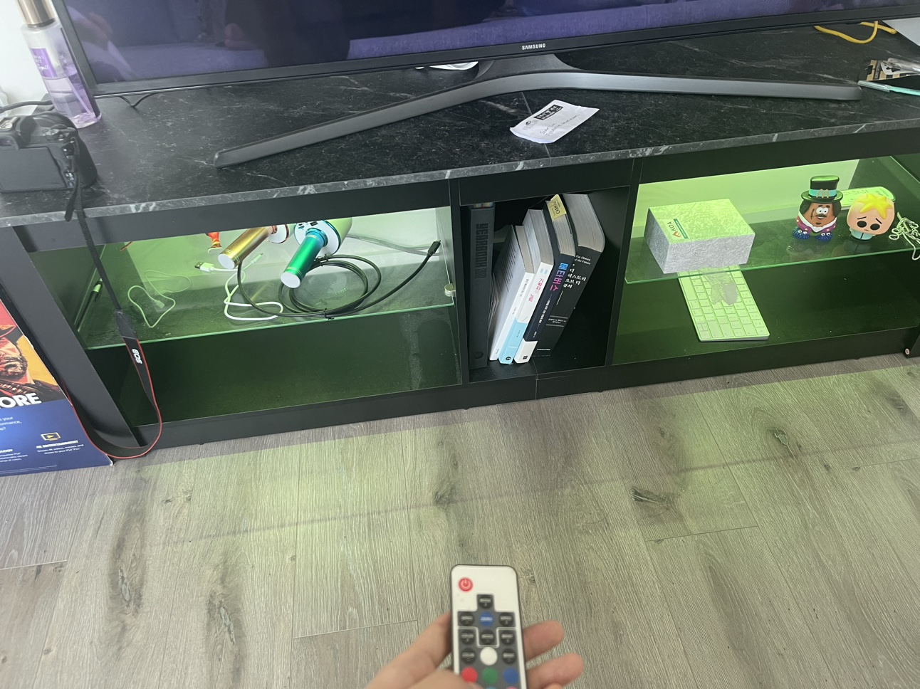 LED light TV stand - photo 4