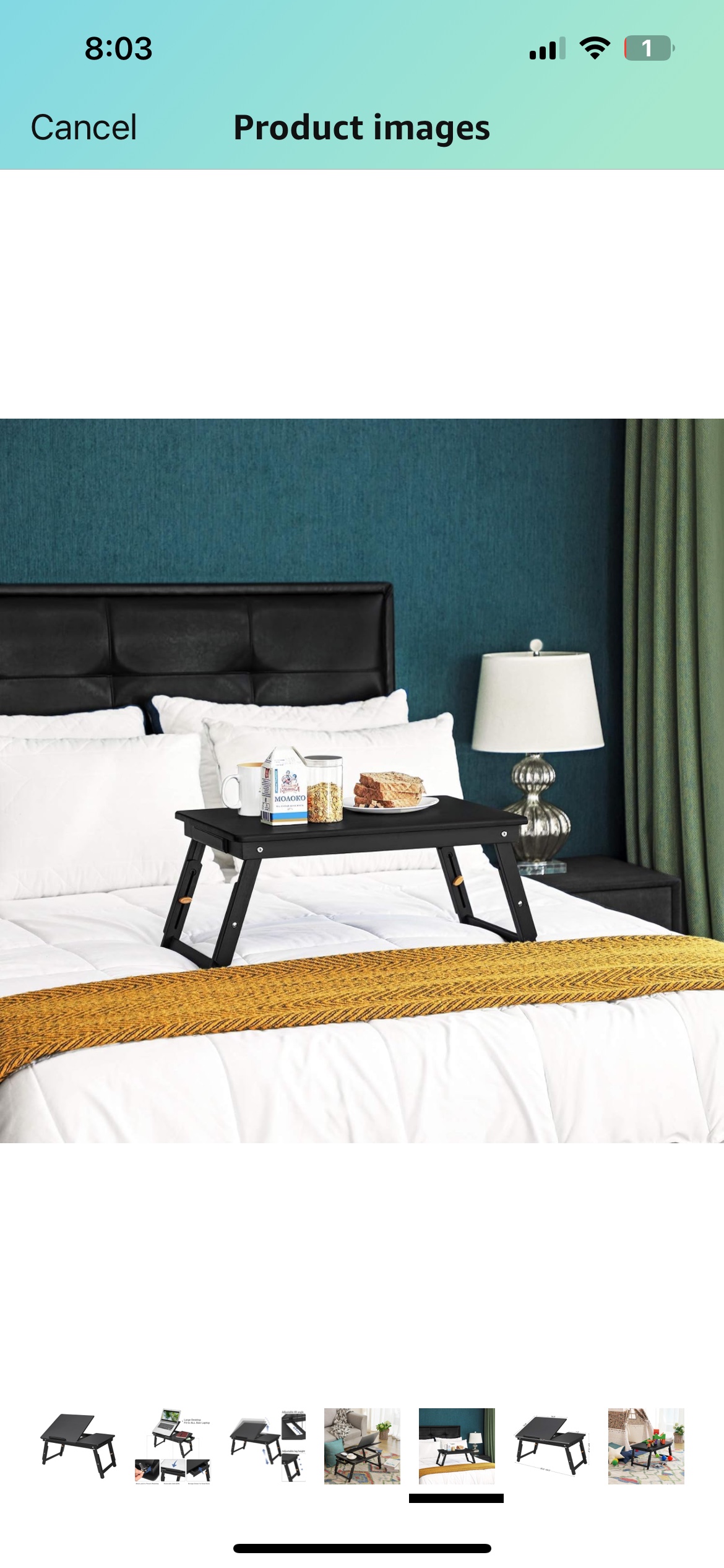 Multi-Functional Laptop Desk, Bed Tray image indicator(5)