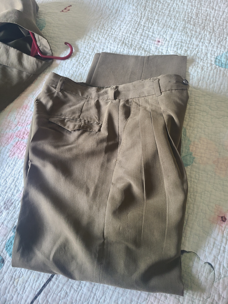 new olive green men suite size30_32 image indicator(4)