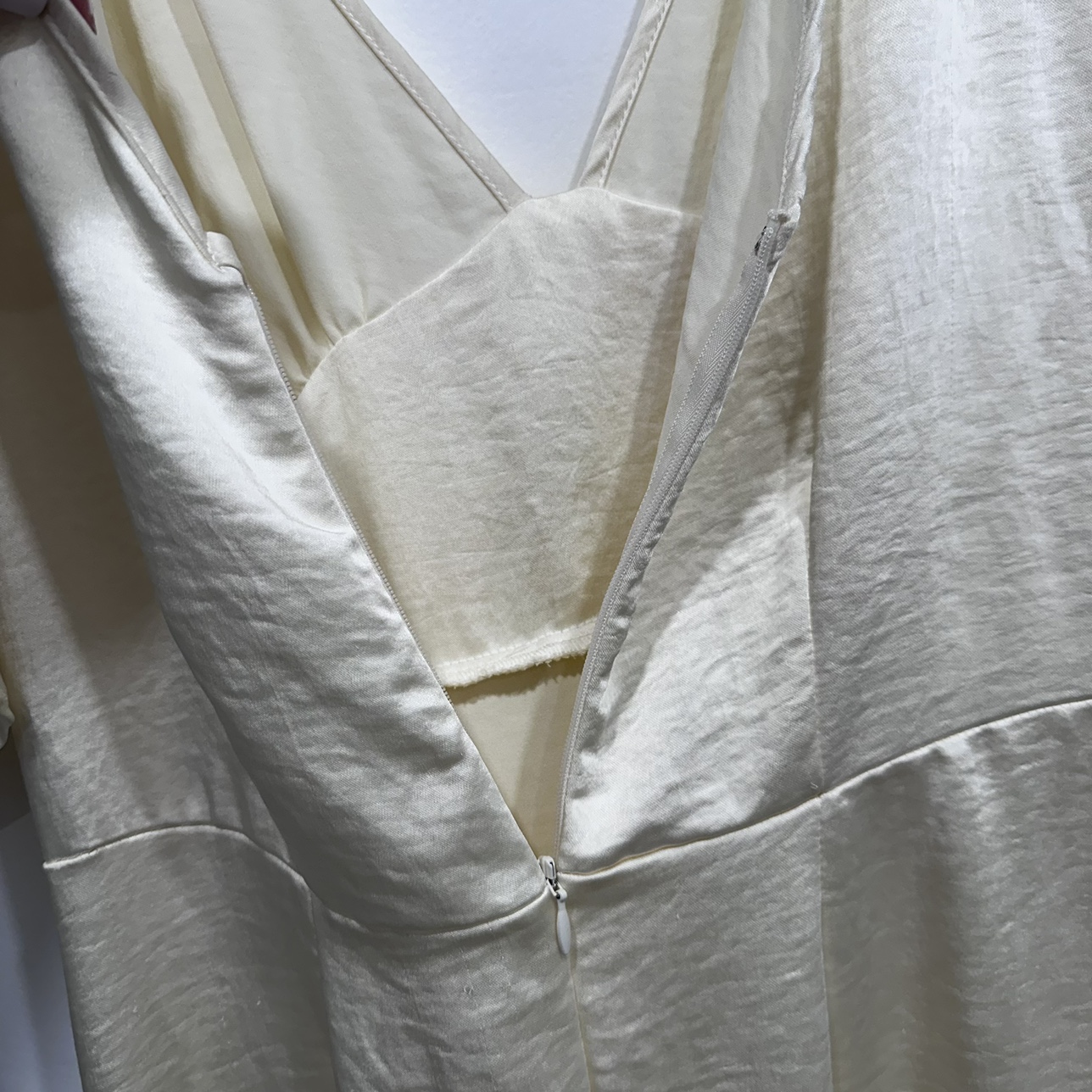 Oak+Fort Satin Butterfly Sleeve Midi Dress image indicator(5)