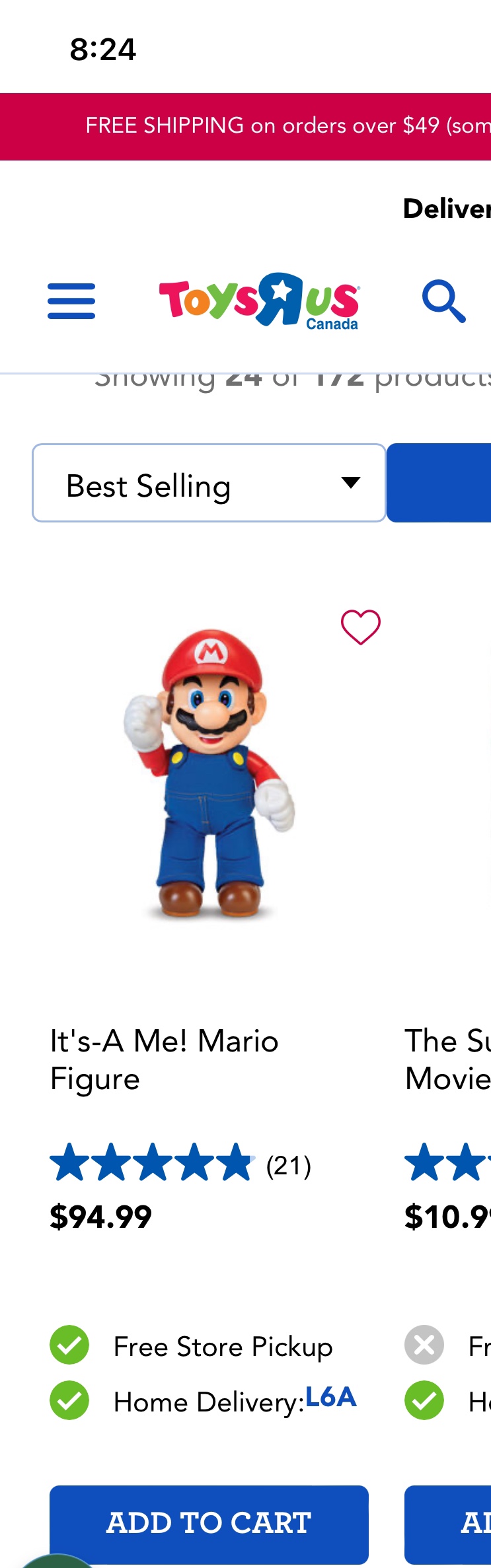 XL Mario figure thumbnail