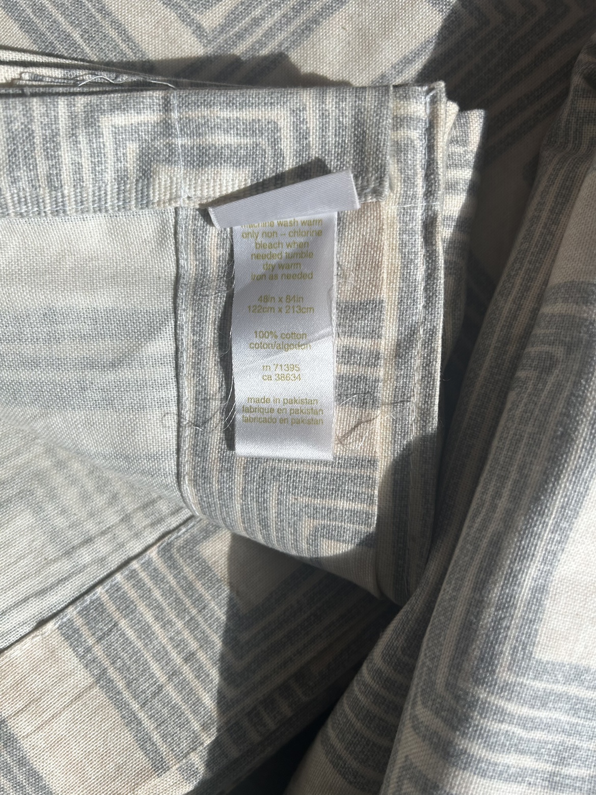 West Elm curtains-  48” x 84” (122 cm X 213 cm) - photo 2