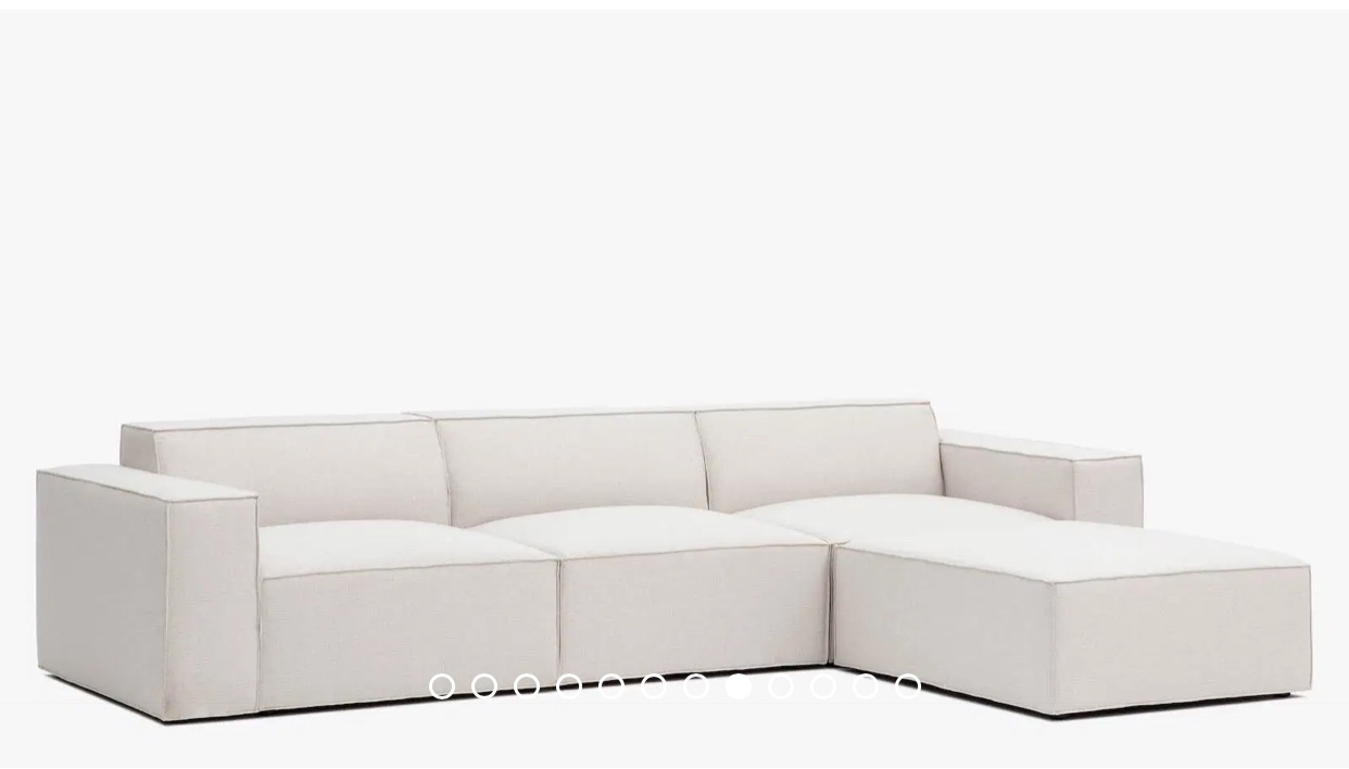 4-piece modular sectional Couch - photo 4