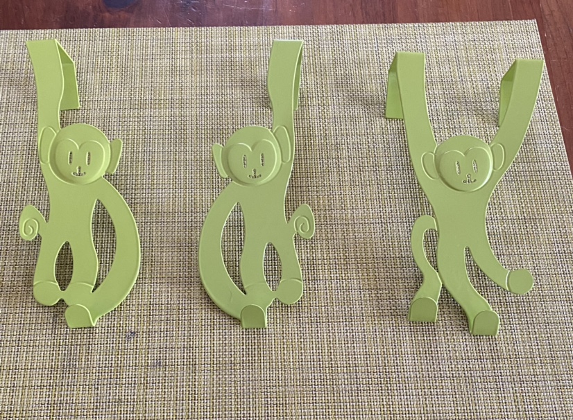 Over the door Clothes Hangers - Monkeys image indicator(3)