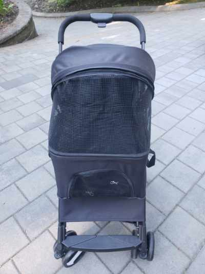 Pet Stroller 3-in-1, Foldable Cat Dog Carrier Medium 20KG image indicator(2)