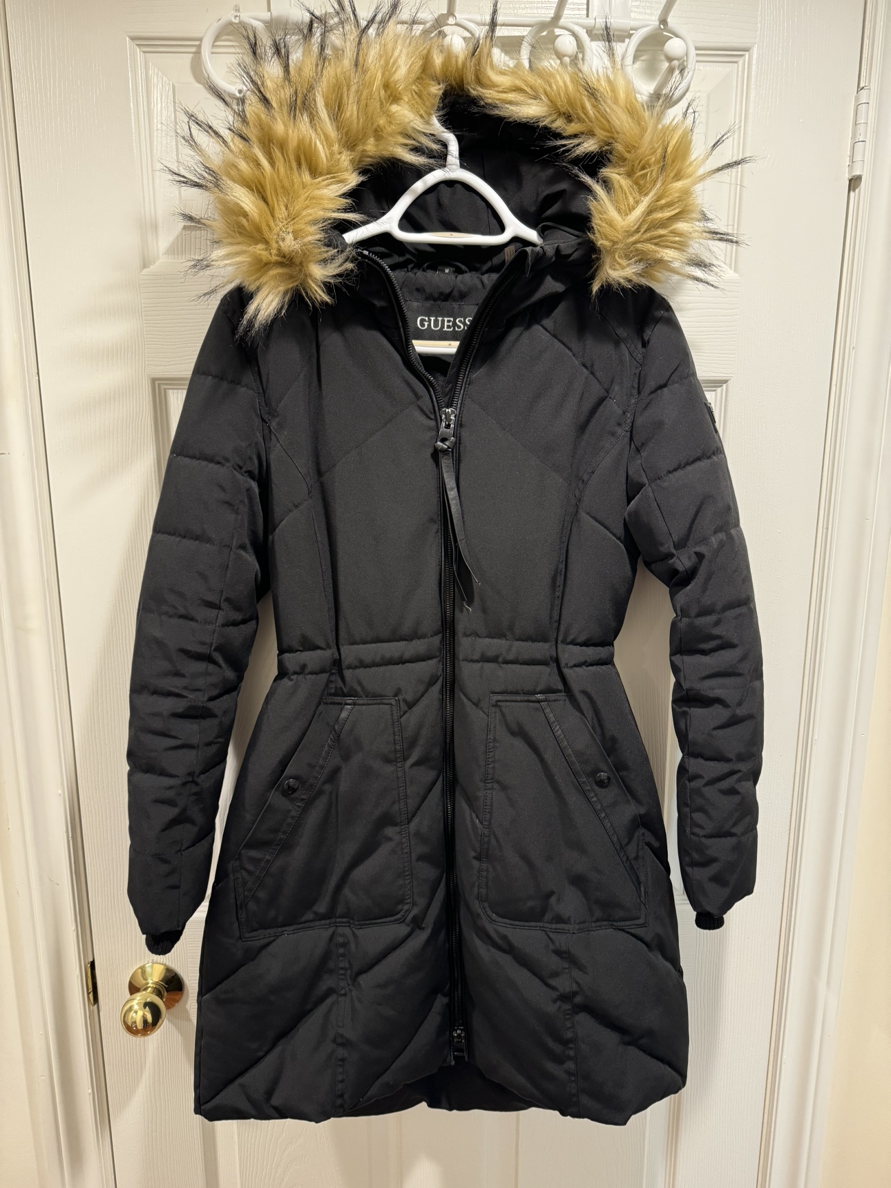 Guess Black winter jacket thumbnail