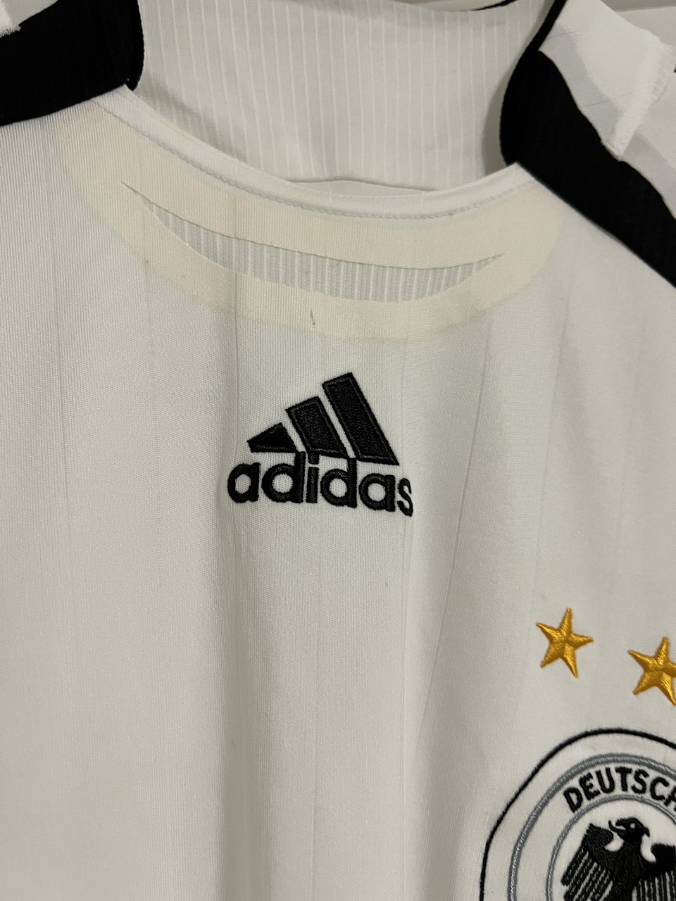 Germany White Soccer Home Jersey Shortsleeve (2006) image indicator(3)