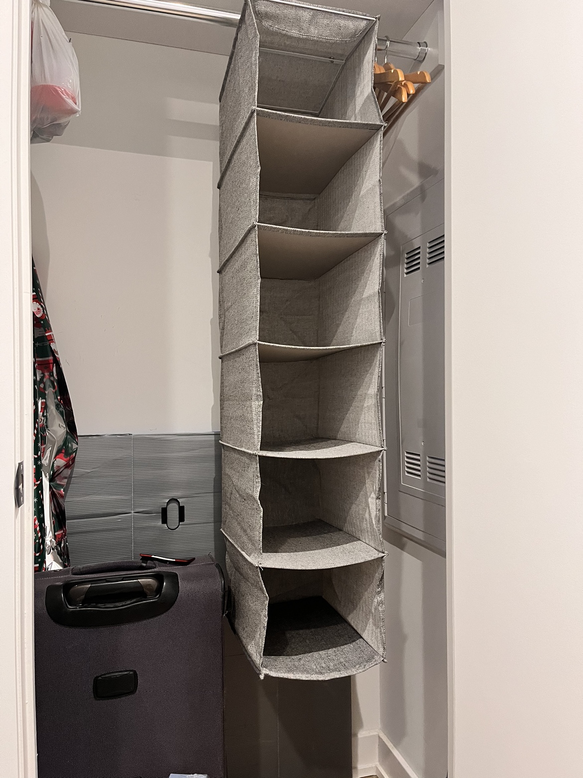 Closet storage for clothes
