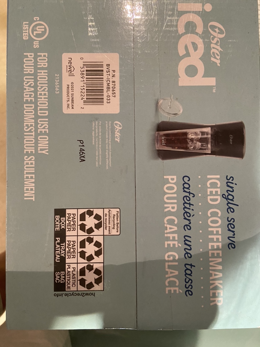 Oster Iced Coffee Maker. Brand New in sealed box - photo 2