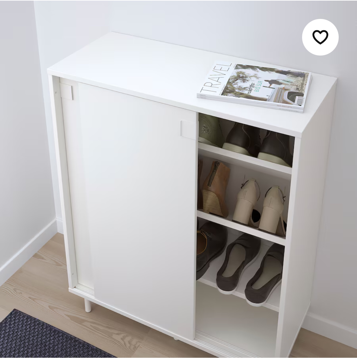 IKEA Mackapar Shoe shelf with sliding doors - photo 2
